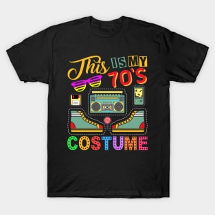 This Is My 70s Costume 70s party lover girls kids T-Shirt